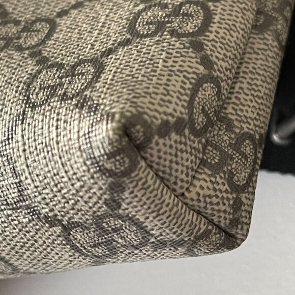 GUCCI Logo GG Pattern Crossbody Shoulder Bag PVC Canvas Webline (155731) - Picture 5 of 11